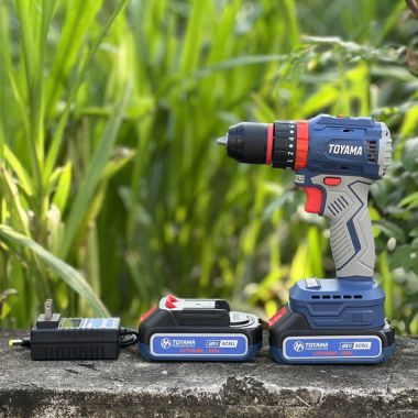 Khoan pin 10mm 21V TOYAMA - Z6 động cơ BRUSHLESS, chân pin phổ thông M21